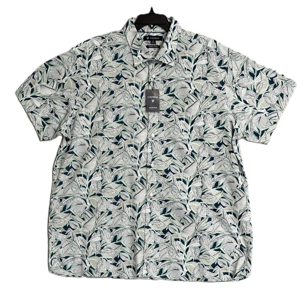 Daniel Cremieux Casual Shirt Men's XXL Supima Cotton Button-Up Multi Floral NEW